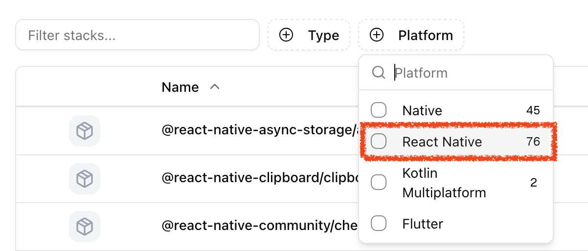 React native libraries